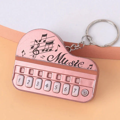 Mini Music Electronic Piano Keychain
