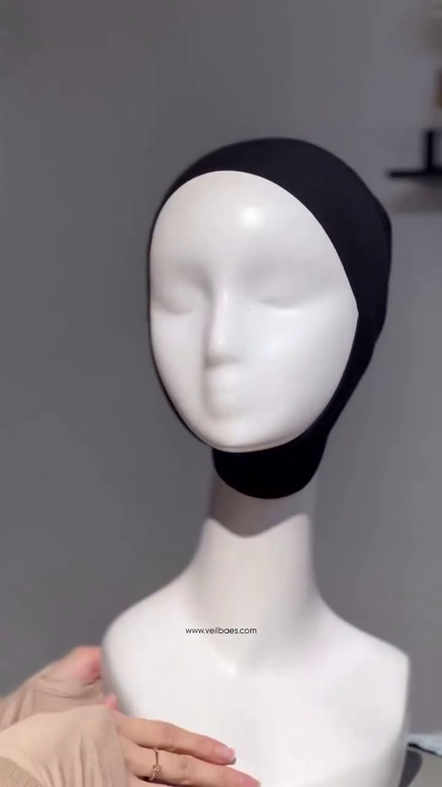 Hijabh Tie Cap With Chin Cover