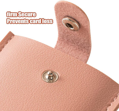 LEATHER PULL UP CARD HOLDER